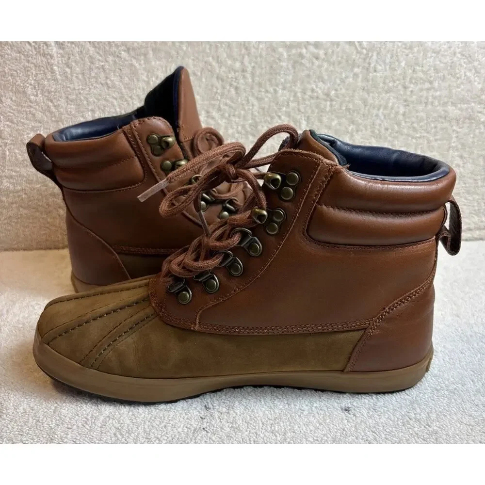 Mens Polo Reginald Lace Up Duck Toe Casual Fashion Boots 8.5